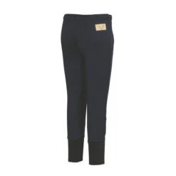 TuffRider Children's Unifleece Pull-On Knee Patch Winter Breeches -Equine Elegance 100118 92 15 navy 2