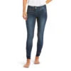 Ariat Women's Halo Denim Full Seat Breech -Equine Elegance 10035312 Ariat wms halo.denim .fs .breech marine 4