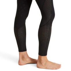 Ariat Women's Breathe EOS Half Grip Tight -Equine Elegance 10043401 Ariat Breathe.EOS .HG .RM .Tight Black Detail