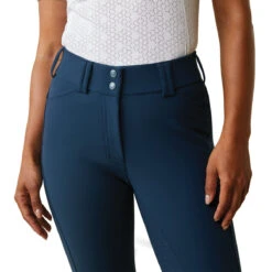 Ariat Women's Tri Factor Grip Full Seat Breeches - Seasonal Colors -Equine Elegance 10043467 Ariat WMS.TRI .FACTOR.GRIP .FS Deep.Petroleum Front2