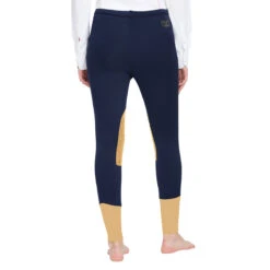 TuffRider Ladies Unifleece Pull-On Winter Breeches -Equine Elegance 10054 92 NVY 3