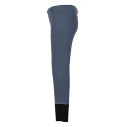 TuffRider Children's Starter Lowrise Pull-On Knee Patch Breeches -Equine Elegance 100567 479 35 denim 4