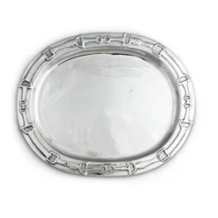 Arthur Court Equestrian Oval Platter - Bit Pattern