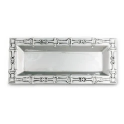 Arthur Court Equestrian Oblong Tray - Bit Pattern