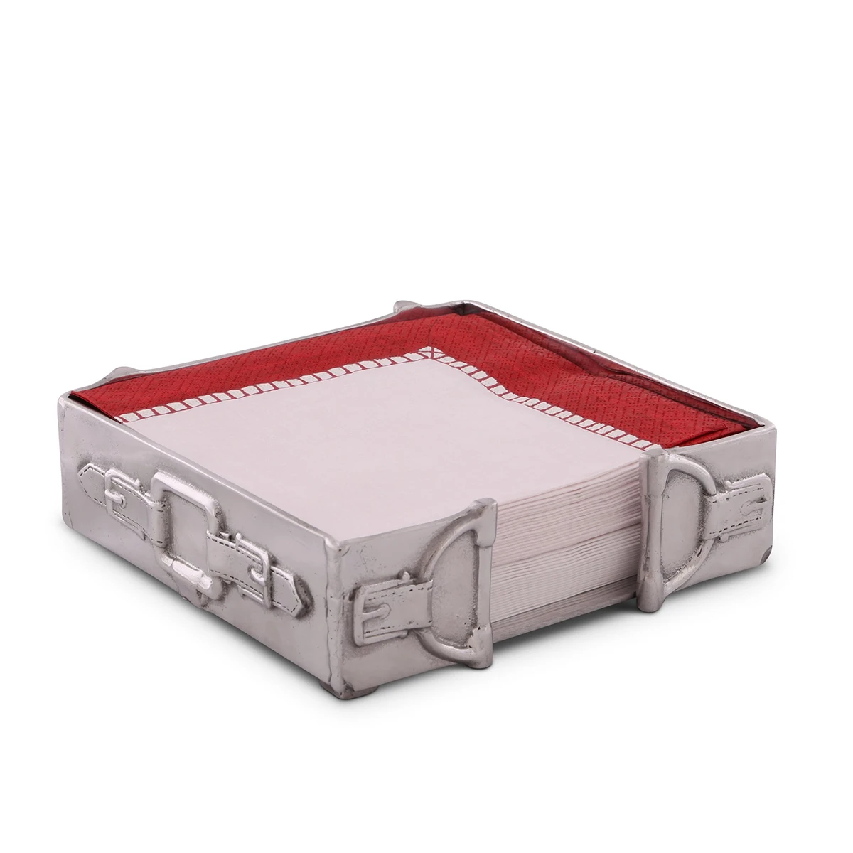 Arthur Court Equestrian Luncheon Napkin Box 4 Arthur Court Equestrian Luncheon Napkin Box - Image 2
