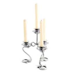 Arthur Court Equestrian Four Light Candlestick