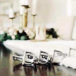 Arthur Court Bit Napkin Ring Set -Equine Elegance 115e12 arthur.court napkin.rings