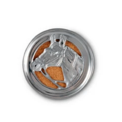 Arthur Court Equestrian Drink Coaster Set -Equine Elegance 127H12 3