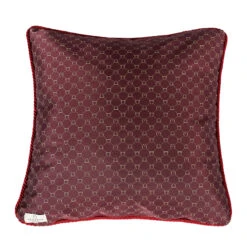 Vestrum Melbourne Pillow -Equine Elegance 22U8308 20114 04854 Vestrum Melbourne.Pillow Burgundy.Honey 01