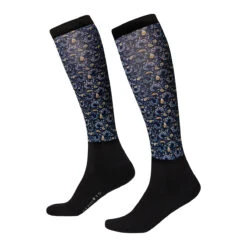 Kerrits Women's Dual Zone Boot Socks -Equine Elegance 30453 Kerrits Dual.Zone .Boot .Sock Ink.Make .Your .Luck