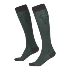 Kerrits Kids Winter Whinnies Wool Socks -Equine Elegance 30473 WinterWinniesWoolSock Spruce abd76a72 fa55 4bef 9c37 b0ab5f52da02
