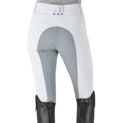 Romfh Sarafina Full Seat Breeches -Equine Elegance 468454 ERS Romf.Sarafina.Full .Seat White.Light .Grey