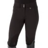 Romfh Ladies Sarafina Euro Seat Knee Patch Breeches -Equine Elegance 468455 ERS Romfh.Ladies.Sarafina.Euro .Seat .KneePatch.Breech Black