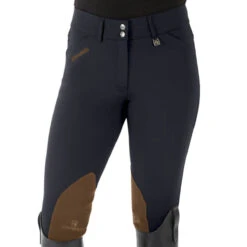 Romfh Ladies Sarafina Euro Seat Knee Patch Breeches -Equine Elegance 468455 ERS Romfh.Ladies.Sarafina.Euro .Seat .KneePatch.Breech Classic.Greystoke