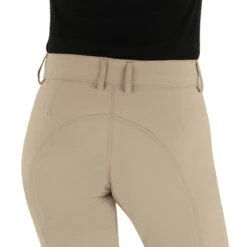 Ovation Child's Euroweave Front Zip Jodhpurs -Equine Elegance 469815 Ovation Childs.Euroweave.Front .Zip.Jodhpurs Back