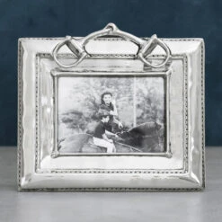 Beatriz Ball Equestrian Snaffle Bit Picture Frame -Equine Elegance 6729 Beatrice.Ball Equestrian.Snafle.Bit .Frame 5.7