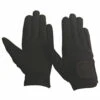 TuffRider Children's Performance Riding Gloves -Equine Elegance 9215 tf kids.perf .glvs black front
