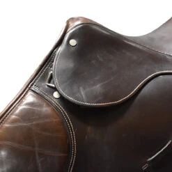 Thoroughbred Badminton 17" All Purpose Used Saddle -Equine Elegance A232 Thoroughbred Badminton 17in AP Brwn 02