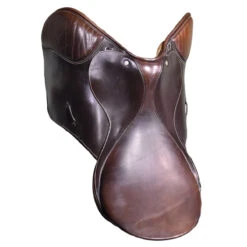 Thoroughbred Badminton 17" All Purpose Used Saddle -Equine Elegance A232 Thoroughbred Badminton 17in AP Brwn 07