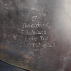 Thoroughbred Badminton 17" All Purpose Used Saddle -Equine Elegance A232 Thoroughbred Badminton 17in AP Brwn 10