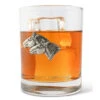 Arthur Court Running Horse Double Old Fashioned Glass -Equine Elegance AC Double.Old .Fashioned.Horse .Head