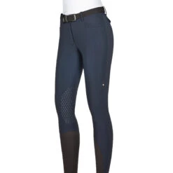Equiline ATIRK Women's Knee Grip Breeches In 4 Seasons B-Move -Equine Elegance AtirK EQuline N08981 Blue