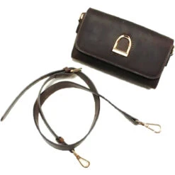 Oakbark & Chrome Rider Belt Bag -Equine Elegance BB HAV 001 Oakbark chrome Riderbeltbag havana6
