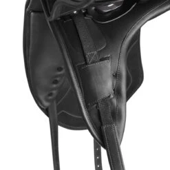 Bates Artiste Dressage Saddle With HART -Equine Elegance B Artiste girthingsystem Cblk