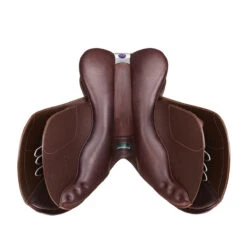 Bates Caprilli Close Contact+ Saddle With HART -Equine Elegance B CAPCC Panel CBrn