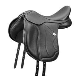 Bates All Purpose+ Saddle With HART -Equine Elegance Bates AP.Wide Luxe Blk