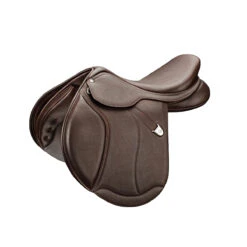 Bates Caprilli Close Contact+ Saddle With HART -Equine Elegance Bates Caprilli.CC.Classic.Saddle Cls.Brn .Luxe StanFlap.RearFB