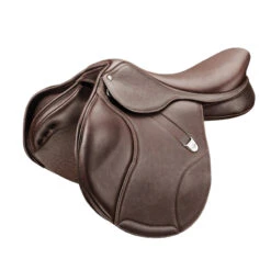 Bates Elevation+ Saddle With HART -Equine Elegance Bates Elevation FS Luxe Classic.Brn