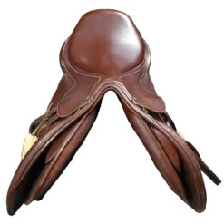 Bates Caprilli 16 1/2" Used Close Contact Saddle -Equine Elegance C1219 Bates Caprilli 16.5in Med Xchangeable Reg Brwn 08