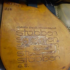 Stubben Siegfried CS 17 1/2" Used Close Contact Saddle -Equine Elegance C1291 Stubben Siegfried.CS 17.5in 31.5in.Tree 12