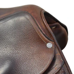 Antares Jump 17" Used Close Contact Saddle -Equine Elegance C1356 Antares Jump 17in Reg.Tree 2N.Flap Brown 07