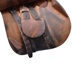Antares Jump 17" Used Close Contact Saddle -Equine Elegance C1356 Antares Jump 17in Reg.Tree 2N.Flap Brown 09