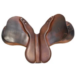 Antares Jump 17" Used Close Contact Saddle -Equine Elegance C1356 Antares Jump 17in Reg.Tree 2N.Flap Brown 17