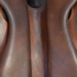 Antares Jump 17" Used Close Contact Saddle -Equine Elegance C1356 Antares Jump 17in Reg.Tree 2N.Flap Brown 18