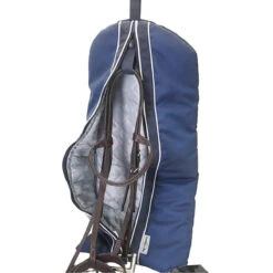 Chestnut Bay Quilted Lined Bridle Bag 11 Chestnut Bay Quilted Lined Bridle Bag -Equine Elegance CB9210 Chestnut.Bay Quilted.Lined .Bridle.Bag Midnight.1