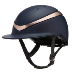 Charles Owen Halo Luxe With MIPS - Custom Helmet 10 Charles Owen Halo Luxe With MIPS - Custom Helmet -Equine Elegance Charles.Owen Halo.Luxe Midnight.Matte .Rose .Gold