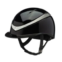 Charles Owen Halo With MIPS - Custom Helmet 14 Charles Owen Halo With MIPS - Custom Helmet -Equine Elegance Charles.Owen Halo Black.Gloss .Platinum
