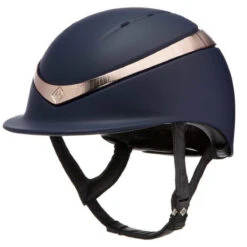 Charles Owen Halo With MIPS - Custom Helmet 17 Charles Owen Halo With MIPS - Custom Helmet -Equine Elegance Charles.Owen Halo Midnight.Matte .Rose .Gold