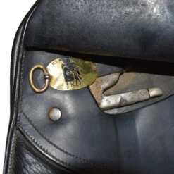 JRD Saddlery Bella 17" Used Dressage Saddle -Equine Elegance D586 JRD Bella 17in Reg blk 03