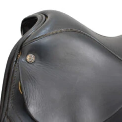 JRD Saddlery Bella 17" Used Dressage Saddle -Equine Elegance D586 JRD Bella 17in Reg blk 05