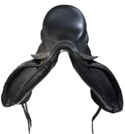 Hulseboss WB4 17.5" Narrow Used Dressage Saddle -Equine Elegance D614front