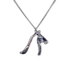 Loriece Equestrian Angled Horse Head Necklace