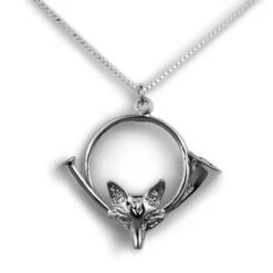 Loriece Fox & Horn Horse Necklace
