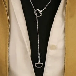 Loriece Dee Bit Lariat Necklace -Equine Elegance Designs.By .Loriece Dee.Bit .Lariat.Horse .Necklace 01copy