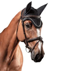 Equiline Rio Ear Bonnet With Rhinestone Trim -Equine Elegance E01070 EQline RIO.Ear .Bonnet.Rhinestone.Trim IRL