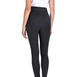 Equiline Women's Cerink Knee Grip Riding Leggings -Equine Elegance EQLine ES123 N09050 006 Black Back